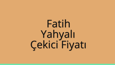 Fatih Çekici Fiyatı – Yahyalı Oto Kurtarıcı Ücreti