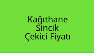 Kağıthane Çekici Fiyatı – Sincik Oto Kurtarıcı Ücreti
