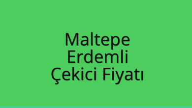 Maltepe Çekici Fiyatı – Erdemli Oto Kurtarıcı Ücreti