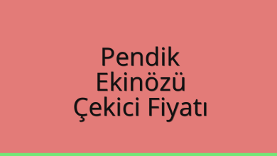 Pendik Çekici Fiyatı – Ekinözü Oto Kurtarıcı Ücreti