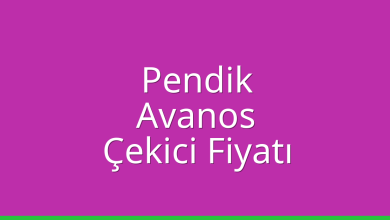 Pendik Çekici Fiyatı – Avanos Oto Kurtarıcı Ücreti