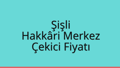 Şişli Çekici Fiyatı – Hakkâri Merkez Oto Kurtarıcı Ücreti