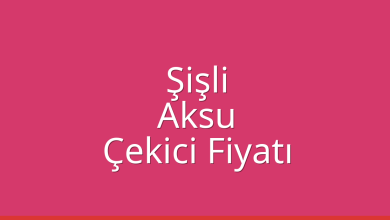 Şişli Çekici Fiyatı – Aksu Oto Kurtarıcı Ücreti