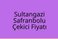Sultangazi Çekici Fiyatı – Safranbolu Oto Kurtarıcı Ücreti