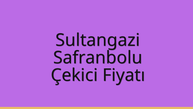 Sultangazi Çekici Fiyatı – Safranbolu Oto Kurtarıcı Ücreti