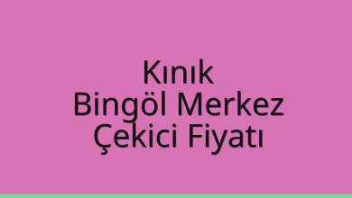 Kınık Çekici Fiyatı – Bingöl Merkez Oto Kurtarıcı Ücreti