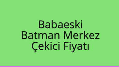 Babaeski Çekici Fiyatı – Batman Merkez Oto Kurtarıcı Ücreti