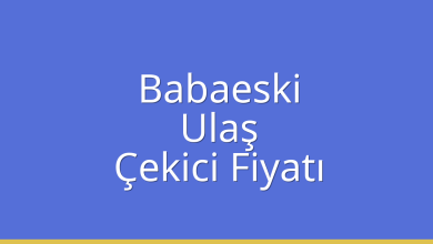 Babaeski Çekici Fiyatı – Ulaş Oto Kurtarıcı Ücreti
