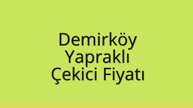 Demirköy Çekici Fiyatı – Yapraklı Oto Kurtarıcı Ücreti