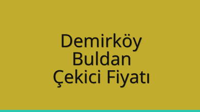 Demirköy Çekici Fiyatı – Buldan Oto Kurtarıcı Ücreti