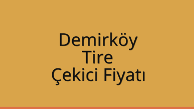 Demirköy Çekici Fiyatı – Tire Oto Kurtarıcı Ücreti