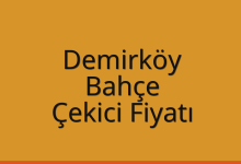 Demirköy Çekici Fiyatı – Bahçe Oto Kurtarıcı Ücreti