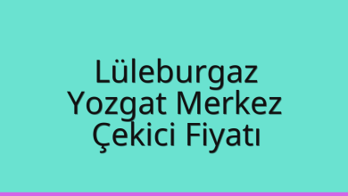 Lüleburgaz Çekici Fiyatı – Yozgat Merkez Oto Kurtarıcı Ücreti