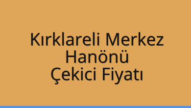 Kırklareli Merkez Çekici Fiyatı – Hanönü Oto Kurtarıcı Ücreti