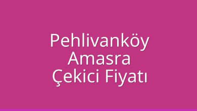 Pehlivanköy Çekici Fiyatı – Amasra Oto Kurtarıcı Ücreti