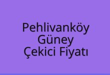 Pehlivanköy Çekici Fiyatı – Güney Oto Kurtarıcı Ücreti