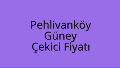 Pehlivanköy Çekici Fiyatı – Güney Oto Kurtarıcı Ücreti