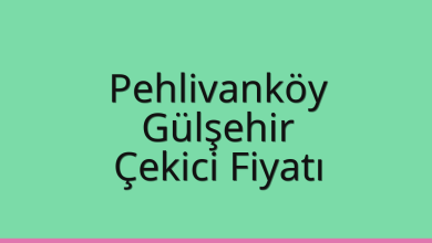 Pehlivanköy Çekici Fiyatı – Gülşehir Oto Kurtarıcı Ücreti