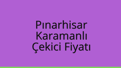 Pınarhisar Çekici Fiyatı – Karamanlı Oto Kurtarıcı Ücreti