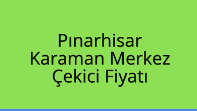 Pınarhisar Çekici Fiyatı – Karaman Merkez Oto Kurtarıcı Ücreti