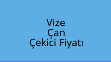 Vize Çekici Fiyatı – Çan Oto Kurtarıcı Ücreti