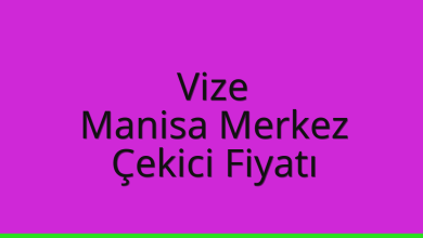 Vize Çekici Fiyatı – Manisa Merkez Oto Kurtarıcı Ücreti