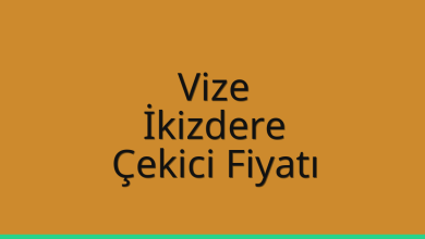 Vize Çekici Fiyatı – İkizdere Oto Kurtarıcı Ücreti
