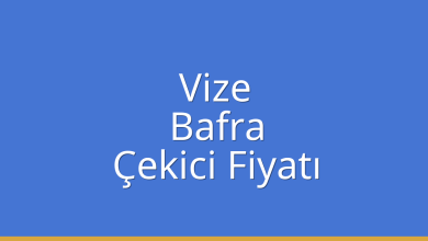 Vize Çekici Fiyatı – Bafra Oto Kurtarıcı Ücreti