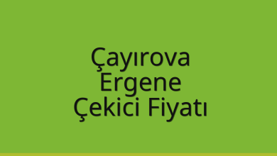 Çayırova Çekici Fiyatı – Ergene Oto Kurtarıcı Ücreti