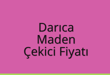 Darıca Çekici Fiyatı – Maden Oto Kurtarıcı Ücreti