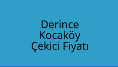 Derince Çekici Fiyatı – Kocaköy Oto Kurtarıcı Ücreti