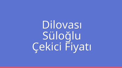 Dilovası Çekici Fiyatı – Süloğlu Oto Kurtarıcı Ücreti