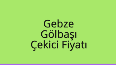 Gebze Çekici Fiyatı – Gölbaşı Oto Kurtarıcı Ücreti
