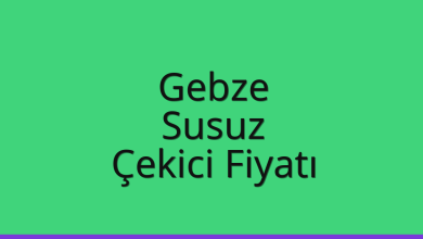 Gebze Çekici Fiyatı – Susuz Oto Kurtarıcı Ücreti
