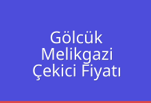 Gölcük Çekici Fiyatı – Melikgazi Oto Kurtarıcı Ücreti