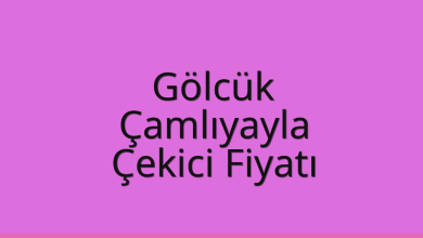 Gölcük Çekici Fiyatı – Çamlıyayla Oto Kurtarıcı Ücreti