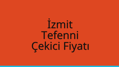 İzmit Çekici Fiyatı – Tefenni Oto Kurtarıcı Ücreti
