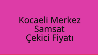 Kocaeli Merkez Çekici Fiyatı - Samsat Oto Kurtarıcı Ücreti Kocaeli Merkez Çekici Fiyatı – Samsat Oto Kurtarıcı Ücreti