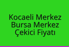 Kocaeli Merkez Çekici Fiyatı – Bursa Merkez Oto Kurtarıcı Ücreti
