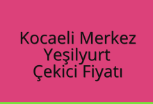 Kocaeli Merkez Çekici Fiyatı – Yeşilyurt Oto Kurtarıcı Ücreti