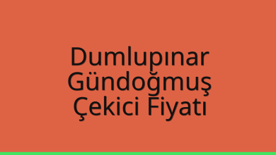 Dumlupınar Çekici Fiyatı – Gündoğmuş Oto Kurtarıcı Ücreti