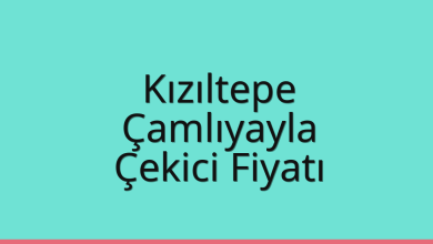 Kızıltepe Çekici Fiyatı – Çamlıyayla Oto Kurtarıcı Ücreti