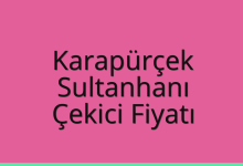 Karapürçek Çekici Fiyatı – Sultanhanı Oto Kurtarıcı Ücreti
