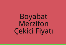 Boyabat Çekici Fiyatı – Merzifon Oto Kurtarıcı Ücreti