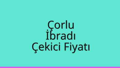 Çorlu Çekici Fiyatı – İbradı Oto Kurtarıcı Ücreti