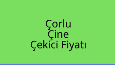 Çorlu Çekici Fiyatı – Çine Oto Kurtarıcı Ücreti