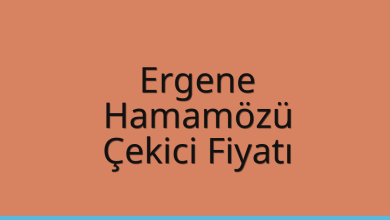 Ergene Çekici Fiyatı – Hamamözü Oto Kurtarıcı Ücreti