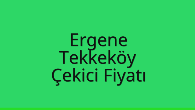 Ergene Çekici Fiyatı – Tekkeköy Oto Kurtarıcı Ücreti