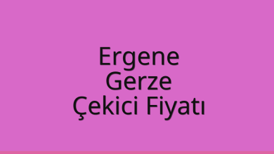 Ergene Çekici Fiyatı – Gerze Oto Kurtarıcı Ücreti