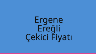 Ergene Çekici Fiyatı – Ereğli Oto Kurtarıcı Ücreti